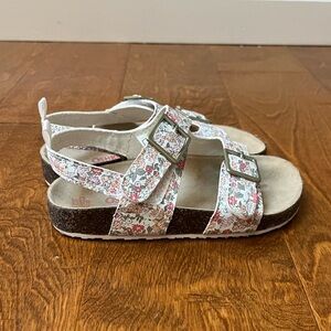 Toddler Girls OshKosh B’Gosh Floral Sandals - 10 - Hook and Loop
